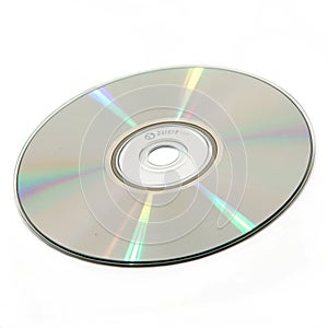 CD compact disc isolated on white
