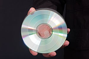 CD or DVD.