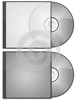 CD DVD cases and discs