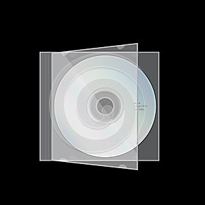 CD-DVD CD Case vector illustration