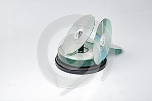 Cd or dvd disc spindle