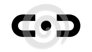 CD or DVD icon, symbolizing media, data storage, and music. vector design Generative AI