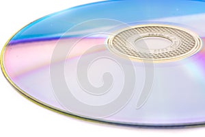 Cd dvd isolated on white