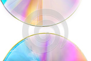 Cd dvd isolated on white