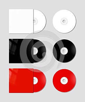 CD - DVD mockup template