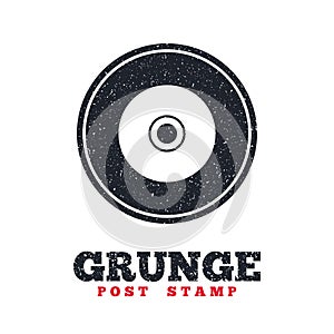 CD or DVD sign icon. Compact disc symbol.