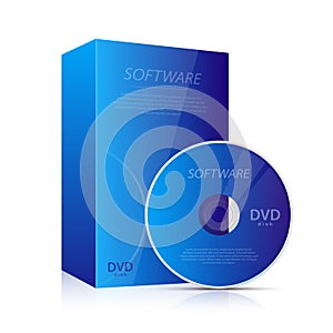 CD and DVD vector design illustration