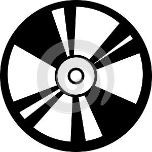 Cd or dvd vector illustration