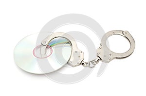 Cd with handcuffs