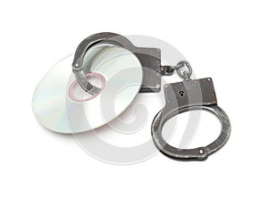 Cd with handcuffs
