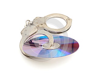 Cd with handcuffs