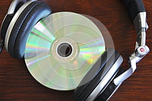 CD with Headphones