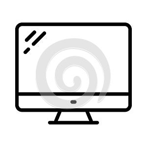 CD vector thin line icon