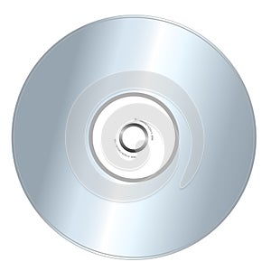 CD isolated on white