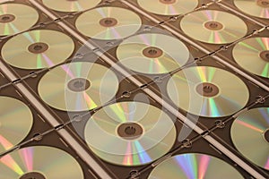 CD-Rom discs in plastic boxes