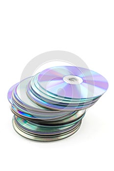 CD rom isolated on white