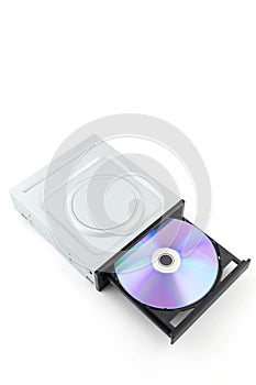 CD rom isolated on white