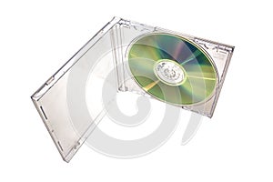 Cd with transparent box