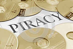 Cd and word of piracy