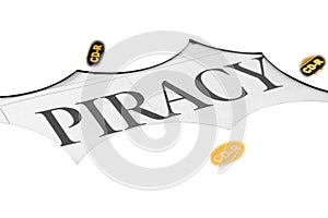 Cd and word of piracy