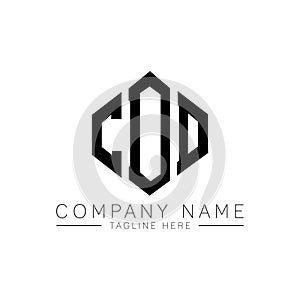 CDD letter logo design with polygon shape. CDD polygon and cube shape logo design. CDD hexagon vector logo template white and