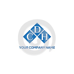 CDH letter logo design on BLACK background. CDH creative initials letter logo concept. CDH letter design