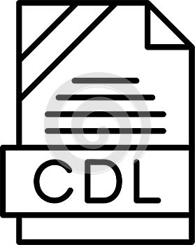 CDL Outline Vector Icon