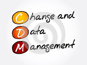 CDM â€“ Change and Data Management acronym