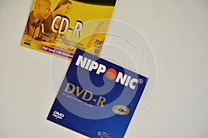 CDR and DVDR used in the 90's for recording music, movies and data