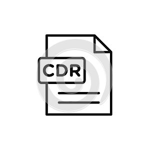 CDR File Document logo sign vector outline