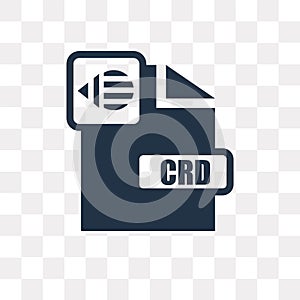 Cdr vector icon isolated on transparent background, Cdr transpa