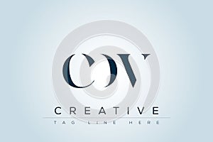CDV abstract letter logo