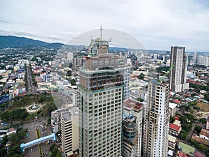 Cebu City Cityscape with Skyscraper and Local Architecture. Province of the Philippines located in the Central Visayas photo