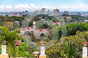 Cebu city view from Taoist temple in cebu city