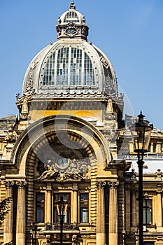 CEC Palace, landmark of Old Town Bucharest