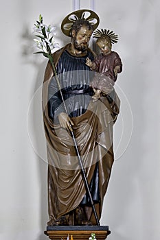 Cecina, Leghorn, Italy - statue of St. Joseph