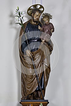 Cecina, Leghorn, Italy - statue of St. Joseph photo