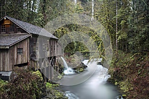 Cedar Creek Grist Mill, Washington State, USA photo