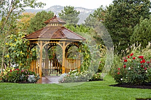 Cedar Gazebo Backyard Garden Park