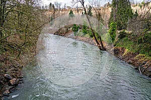 Cedar River In Winter