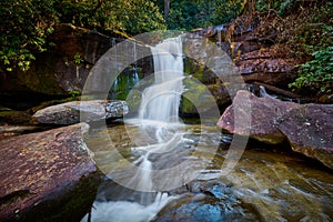 Cedar Rock Falls in the Pisgah National Forest, near Brevard, NC