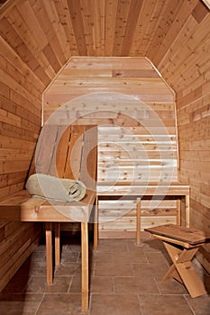 Cedar sauna