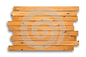 Cedar wood background of staggered boards