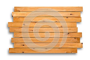 Cedar wood background of staggered boards photo