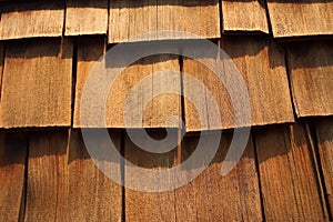 Cedar Wood Shingles Up-Close