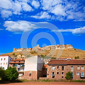 Cedrillas village Teruel skyline famous for the cattle fair