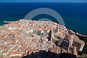 Cefalu Catherdral and old town