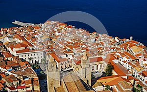 Cefalu medieval city in Sicily, Italy