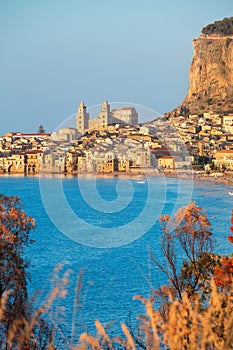 Cefalu, old harbor town on the island of Sicily