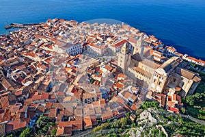 Cefalu, Sicily, Italy from Above